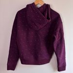 Champion Reverse Weave Burgundy Logo Print Hoodie Women’s Size S Photo 5
