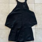 Vestique Black Silky Romper Sz Medium Short Photo 2