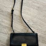 Mango NEW  Crossbody Black Gold Hardware Adjustable Strap  Photo 0
