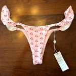 frankie's bikinis Frankie’s Bikinis Pink Cherry Bathing Suit Top and Bottom Photo 2