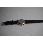 Source Unknown NWOT Rose Gold Tone Black Silicone Band Steampunk New Battery No Brand Watch Photo 2