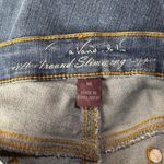 Gloria Vanderbilt SZ 18 Rail Straight Capris Jeans Button-Fly Stretch High-Rise Photo 3