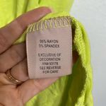 Philosophy  Neon Green Rhinestone Tee Sz XL Photo 5