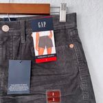 Gap  Dark Gray Raw Hem Corduroy Shorts Size 2 Photo 2
