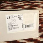 New Balance NEW W/TAG & BOX - BIRKENSTOCK Papillio Soley Ring Buckle Leather Wedges Heels Ginger Brown US Women 8 Photo 7