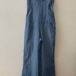 Arden B Vintage Y2K  Denim Jumpsuit Stretch Flare Jean Halter Top Size Large Photo 0