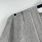 Nation Ltd  anthropologie distressed grey cardigan size xs Photo 2