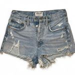 AGOLDE Premium Parker Cut Off Short Swapmeet Wash Size 24 Distressed Button Fly Photo 6