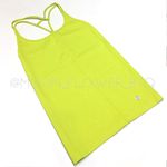 Avocado Neon Yellow Crisscross Back Workout Tank Top – Fitted Activewear Green Size undefined Photo 2