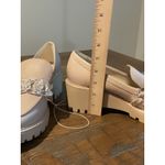 New Dolce Vita Cream Loafers 10 Women’s Slip In Pump Plastic Chain Clear Heeled Photo 3