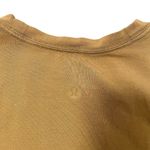 Lululemon Love Curved-Hem Crewneck T-Shirt Pima Cotton Camel Brown size 10 Photo 4