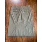 BURBERRY London Olive Khaki Pencil Skirt US Size 6 UK 8 CASUAL PREPPY Photo 7