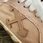 Off-White Low Vulcanized Canvas Sneaker in Pink sz 41 Photo 9