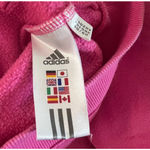 Adidas Vintage  Women's Pink Essentials Linear Pullover Hoodie Size S Photo 9