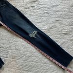 MOTHER The High Waisted Looker Ankle Fray Denim Jeans In Cat Attack 27 Blue Photo 5