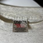 American Vintage Oversized Vintage Navy Retired T Shirt Vintage 90s Womens Gray Large L Graphic Photo 3