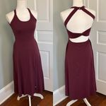 Women’s Tennis Dress Athletic Material Slit Open Back Size XS Purple Photo 1