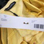 Retrofête Retrofete Willa Dress in Lemonade Yellow Large Mini 3/4 Sleeves Button NWT Denim Photo 9