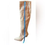 Gucci by Tom Ford Ruched Silk 4.5" Heeled Boots Ad Campaign Size 61/2 Photo 15