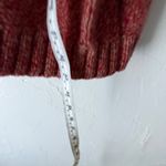 Far Away From Close Cable Knit Cardigan Duster Sweater Dress Small Wool Blend Red Photo 5