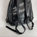 ZARA Faux Leather Black Quilted Backpack Photo 5