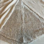 Style & Co  Scoopneck Sequined Long Sleeve Knit Top Beige Size Medium Photo 5