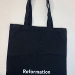 Reformation  Classic‎ Black Canvas Tote Photo 0