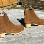 Loeffler Randall  Women's Anabelle Clog Boot 5 Cacao Brown Ankle‎ Boots Photo 0