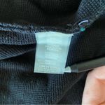 Calvin Klein  Black White Trim Long Cardigan Pockets Blazer Quiet Luxury Size L Photo 8