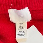 H&M NWT  Red Button-Up Short Sleeve Knit Cardigan Sweater Size Medium Photo 3