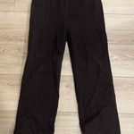 St. John  Women’s Brown Straight Leg Professional Business Casual Pants Size 4 Photo 0