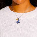 Coach  Jet Flower Charm Necklace #C7190 Photo 4