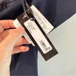 XScape NWT Scuba Off Shoulder Ruched Navy Bow Gown Size 12 Photo 6