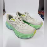 Hoka One One Bondi 8 - Blanc De Blanc - Sunlit Ocean Blue Green Women's Size 7 Photo 1