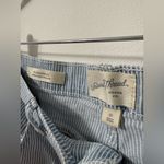 Universal Threads Universal Thread Wide Leg Blue White Pinstriped Jeans Sz 8R Photo 2