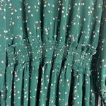Y.A.S Grace Green Ditsy Floral Long Sleeve Smocked Skater Dress Size XL Photo 10