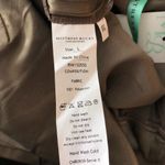 Mistress Rocks Women's Jumpsuit Satin Wide Leg Zip Closure Khaki Beige L Photo 4