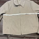 MELLODAY  Light Weight Zip Up Coat Pockets Collar Beige preppy neutral women’s XL Photo 12