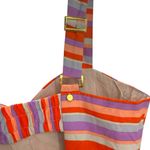 Harlyn Women’s Size‎ S Bustier Mini Dress Orange Purple Stripe Sundress Preppy Photo 3