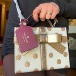 Kate Spade Authentic  dots glitter/leather gift box Crossbody/Satchel Photo 0