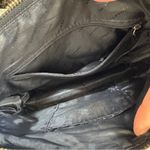 Versace Perfumes Black Gold Nylon Crossbody Handbag Womens Purse Shoulder Bag Photo 8