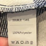 🌺DOUBLE TAKE BLUE AND WHITE PLAID DOUBLE BUTTON JACKET SIZE XL🌺 Photo 6