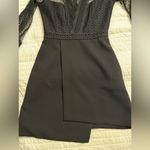 The Kooples black lace upper wrap dress Photo 7
