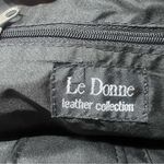 NWT Le Donne Sleek Black Leather Small Backpack made in Colombia handcrafted Photo 4