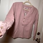 Madewell NWT  Gauzy Cotton Evert Top Sz.‎ XS Wisteria Dove Photo 3