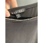 Marina Pleated Chiffon Round Neck Long Illusion Wing Sleeve 2 Photo 7