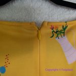 Unique Vintage  Gwynnie Bee Garden‎ Party Yellow Dress, M Photo 12