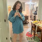 BDG Light Blue Denim Shirt Dress Photo 5