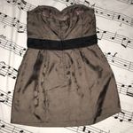 H&M 🎁 Pewter Strapless Cocktail Dress Photo 1