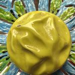 Enamel Metal Flower Brooch Pin Lot Of 2 Vintage Photo 3